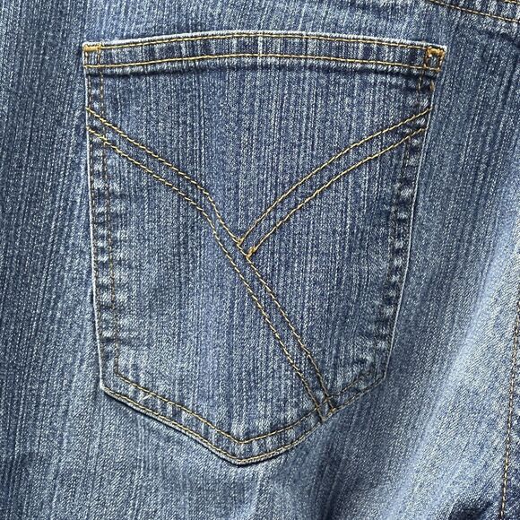 Duck Head Jeans Womens 14P Regular Fit Blue Denim High Rise Relaxed Cotton Blend - Picture 7 of 16